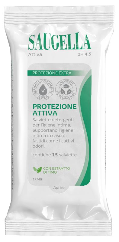 SAUGELLA ATTIVA SALVIETTINE15P
