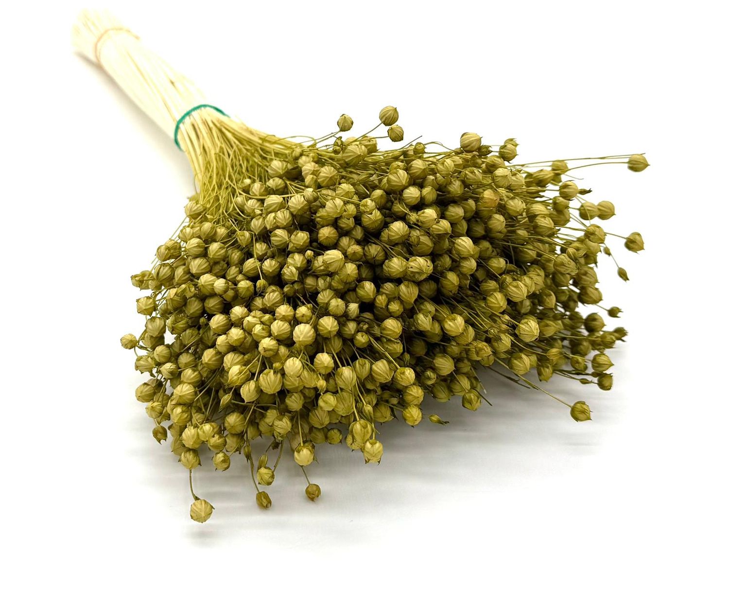 ​Len suszony khaki