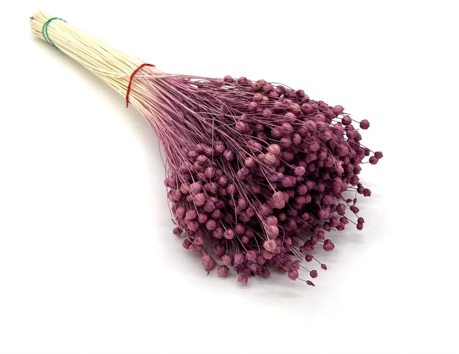 Len suszony fioletowy