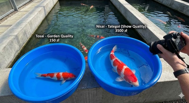 Od Tosai do Tategoi – dlaczego jeden karp Koi kosztuje 50 zł, a inny 5000 zł?