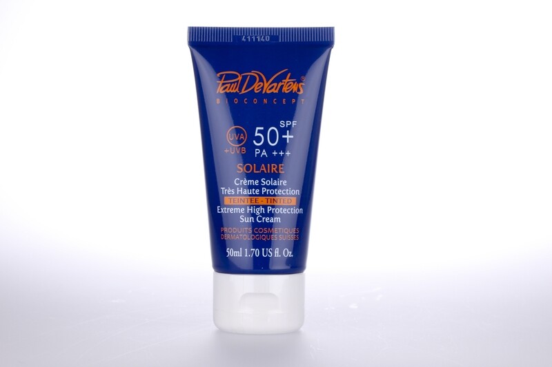 Crème solaire teintée SPF 50+PA+++