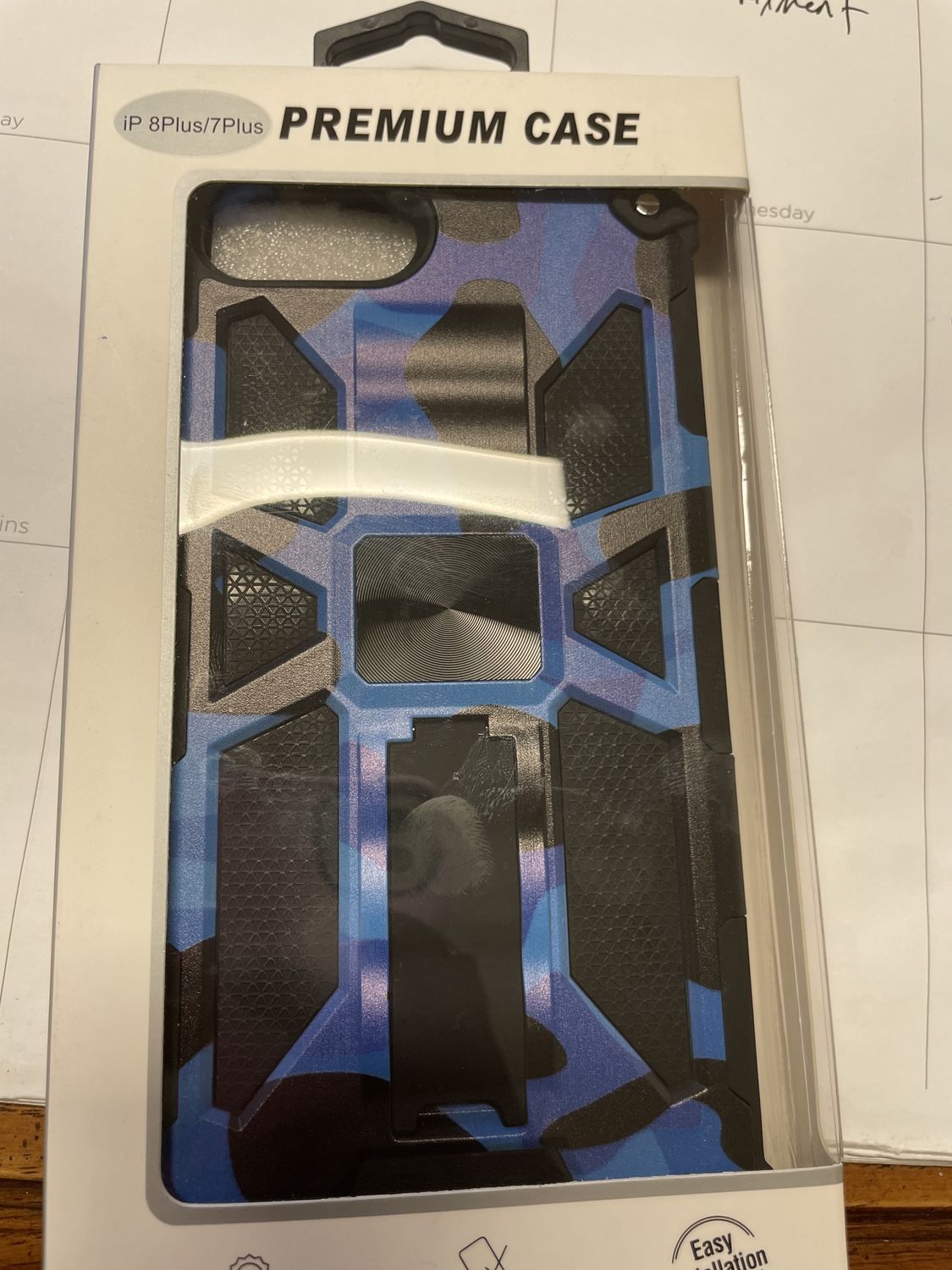 Iphone Blue Army Case