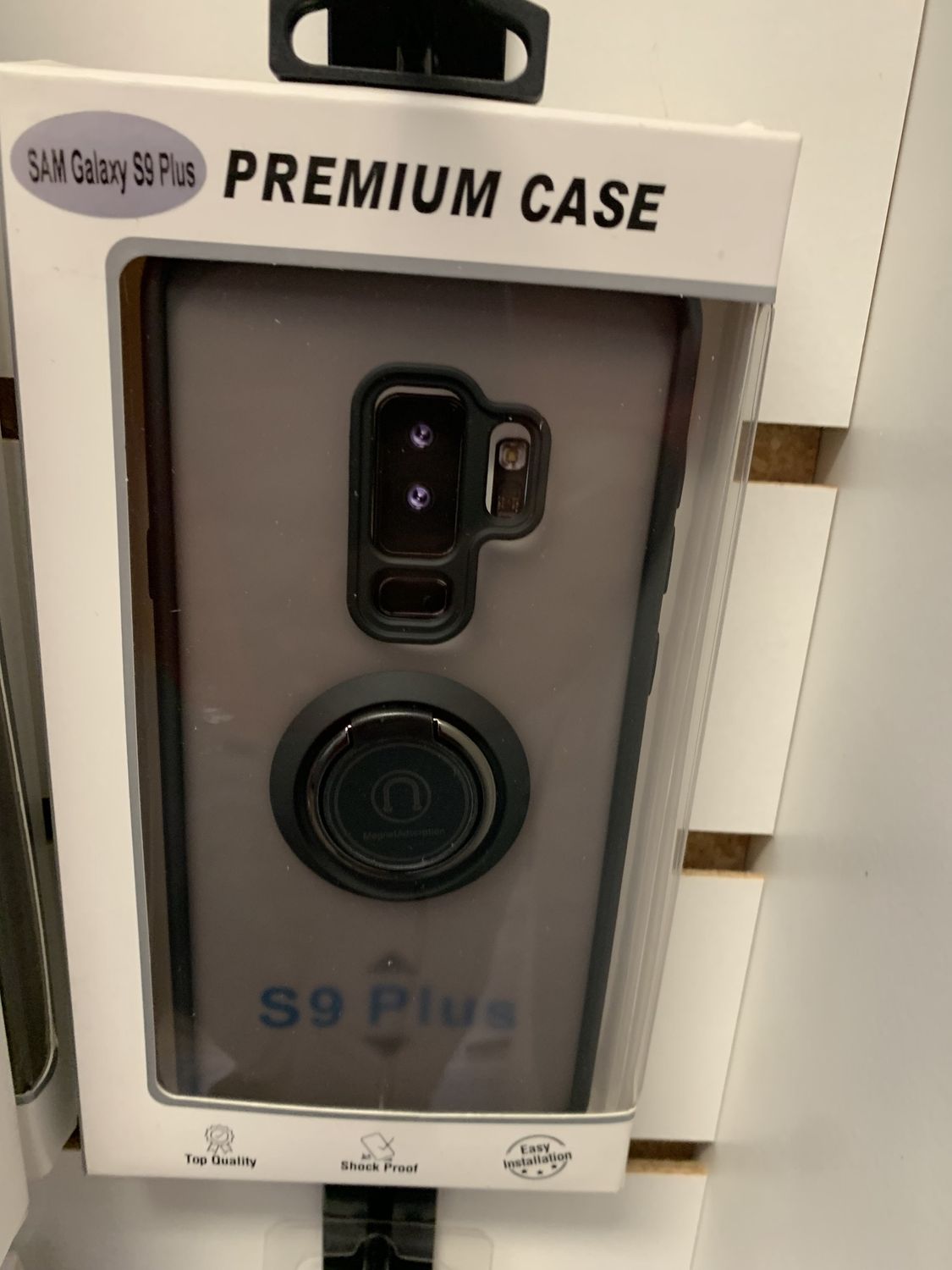 Galaxy 9 See thru Black Case