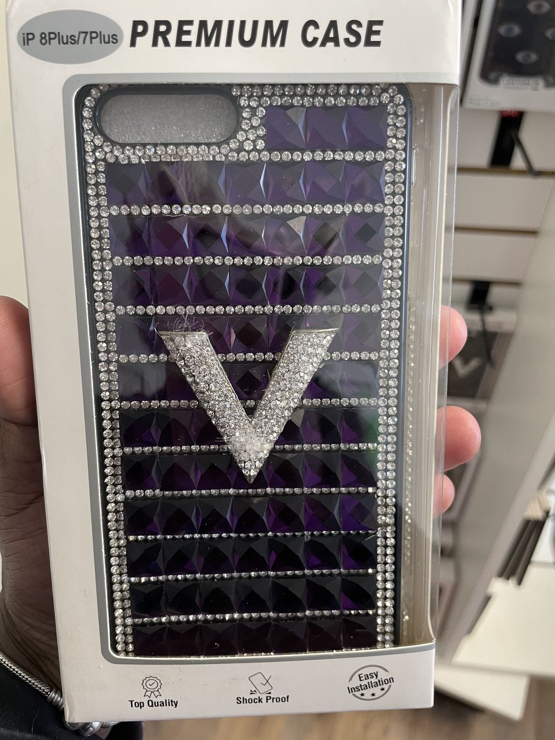 Purple Diamond Case Iphone