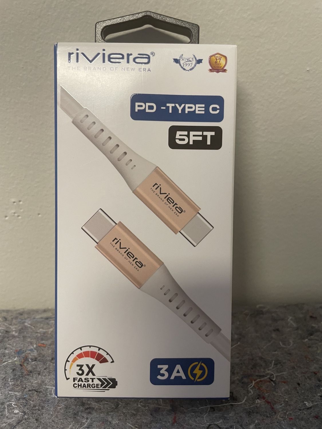 White 5Ft C Type C - C