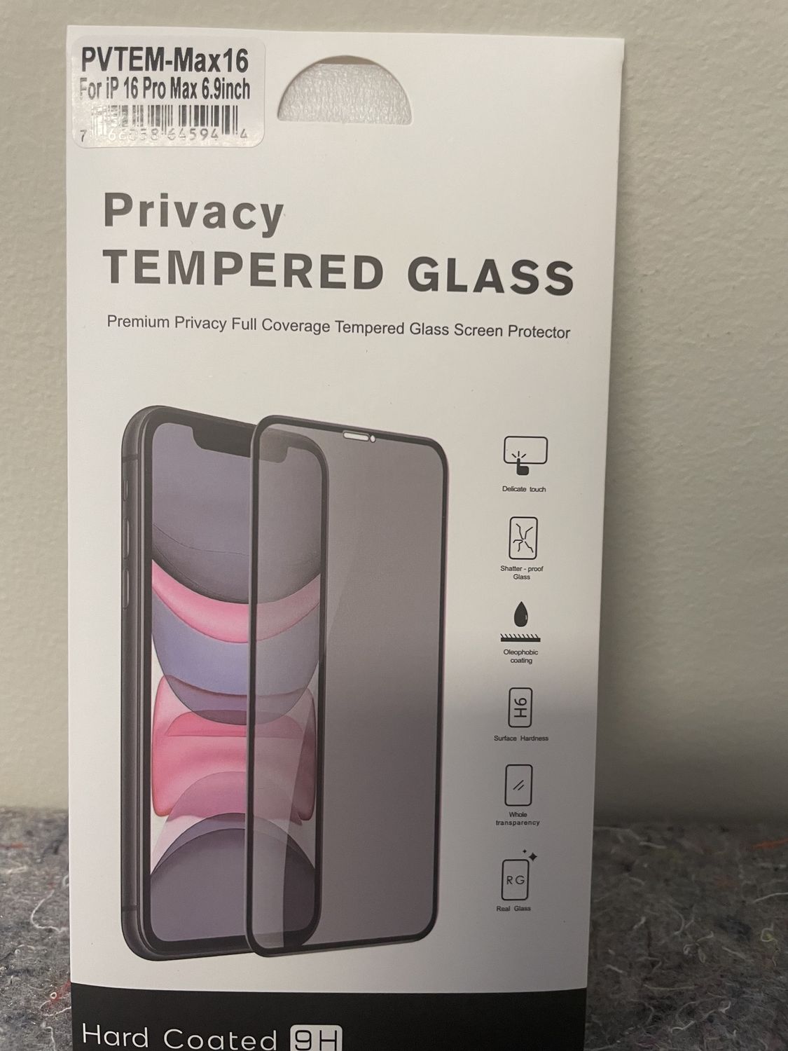 Iphone 16 Pro Max Tempered Screen