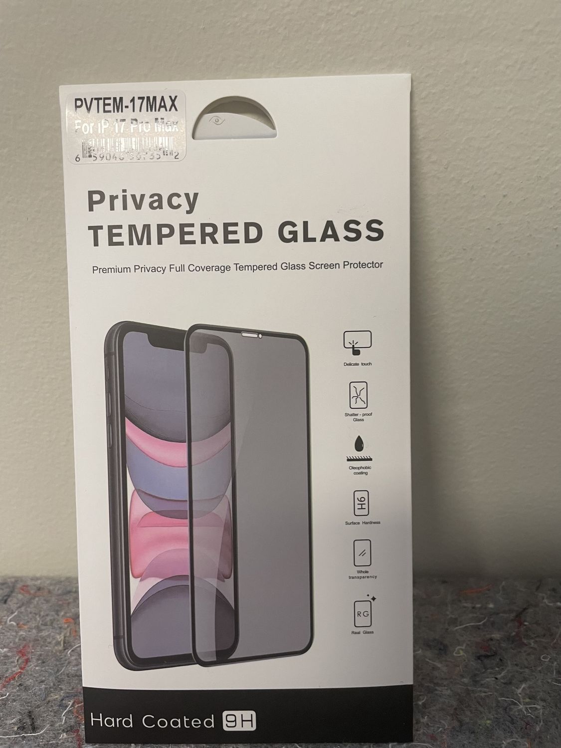 Iphone 17 Pro Max Privacy Tempered