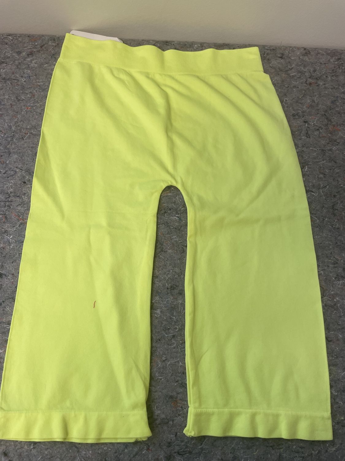 Yellow Long Spandex Shorts