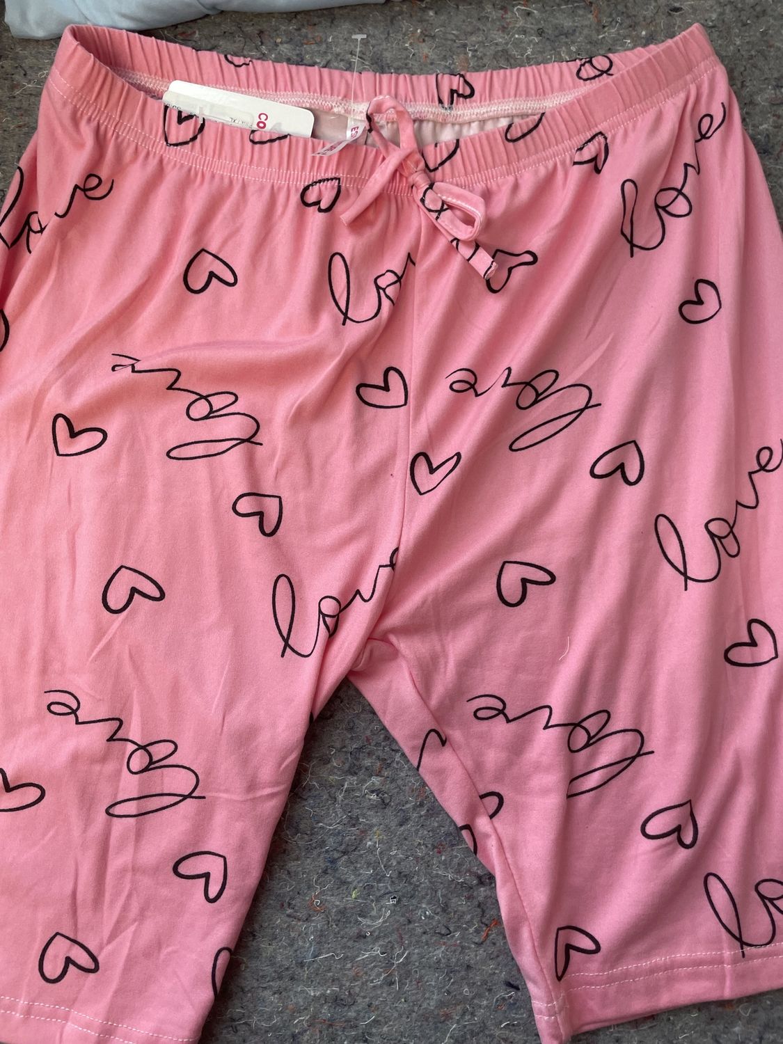 Pink Pajama Short Long