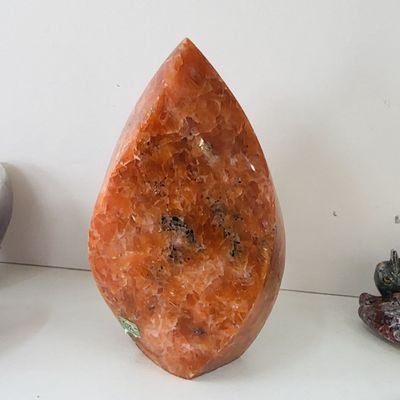Orchid Calcite Flame 10cm