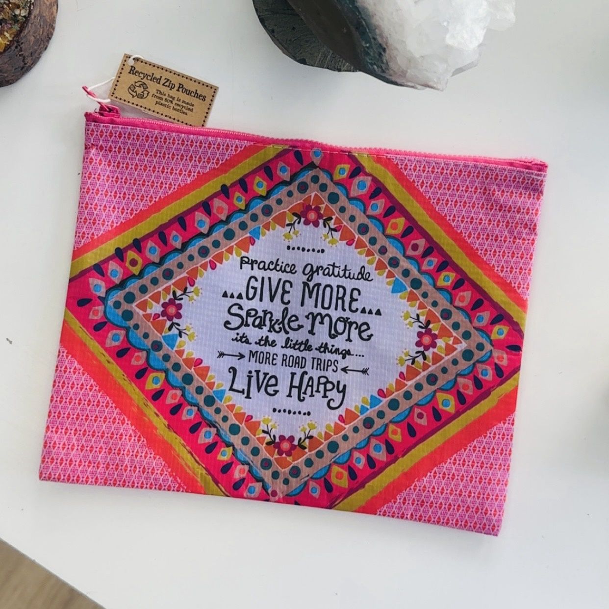 Zip Pouch Pratice Gratitude