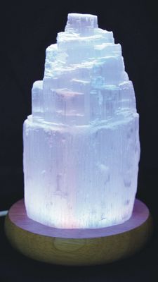 Selenite USB Lamp Small