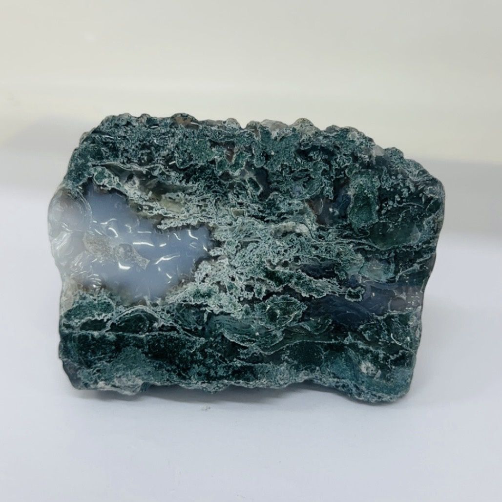 Green Moss Agate Slice 150-200gm