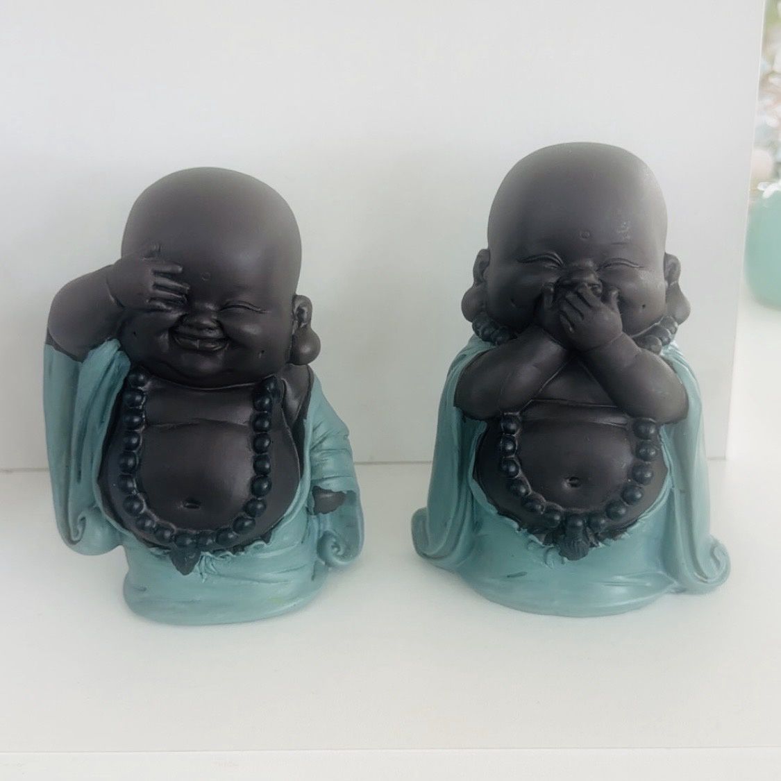 11cm Buddha Turq