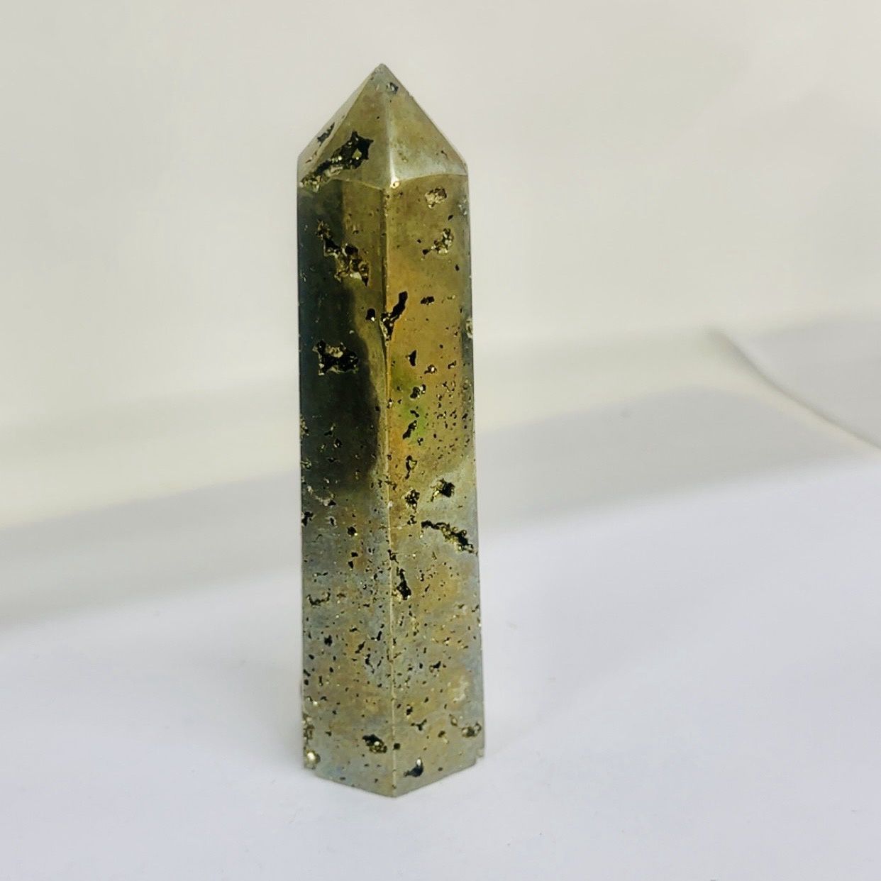 Pyrite 12cm Tower
