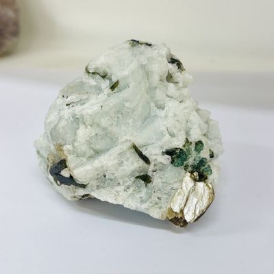 Albite with Tourmaline and Mica 430gm