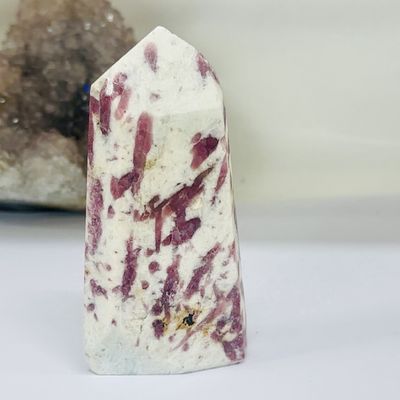 Pink Tourmaline Tower 10cm