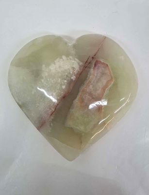 Banded Calcite Heart