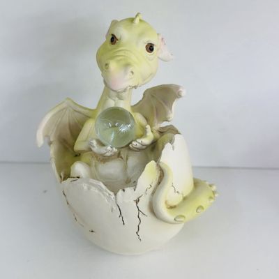 Yellow Dragon holding Ball