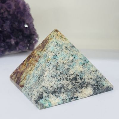Amazonite Pyramid 8x8cm