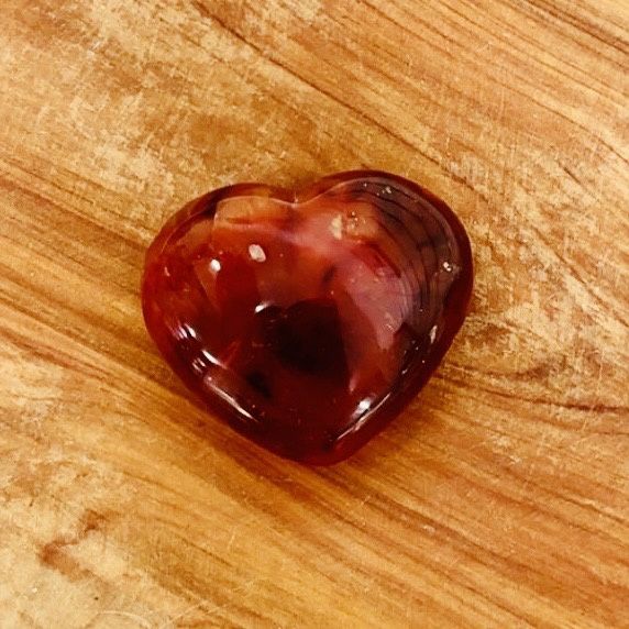 Carnelian heart 7cm