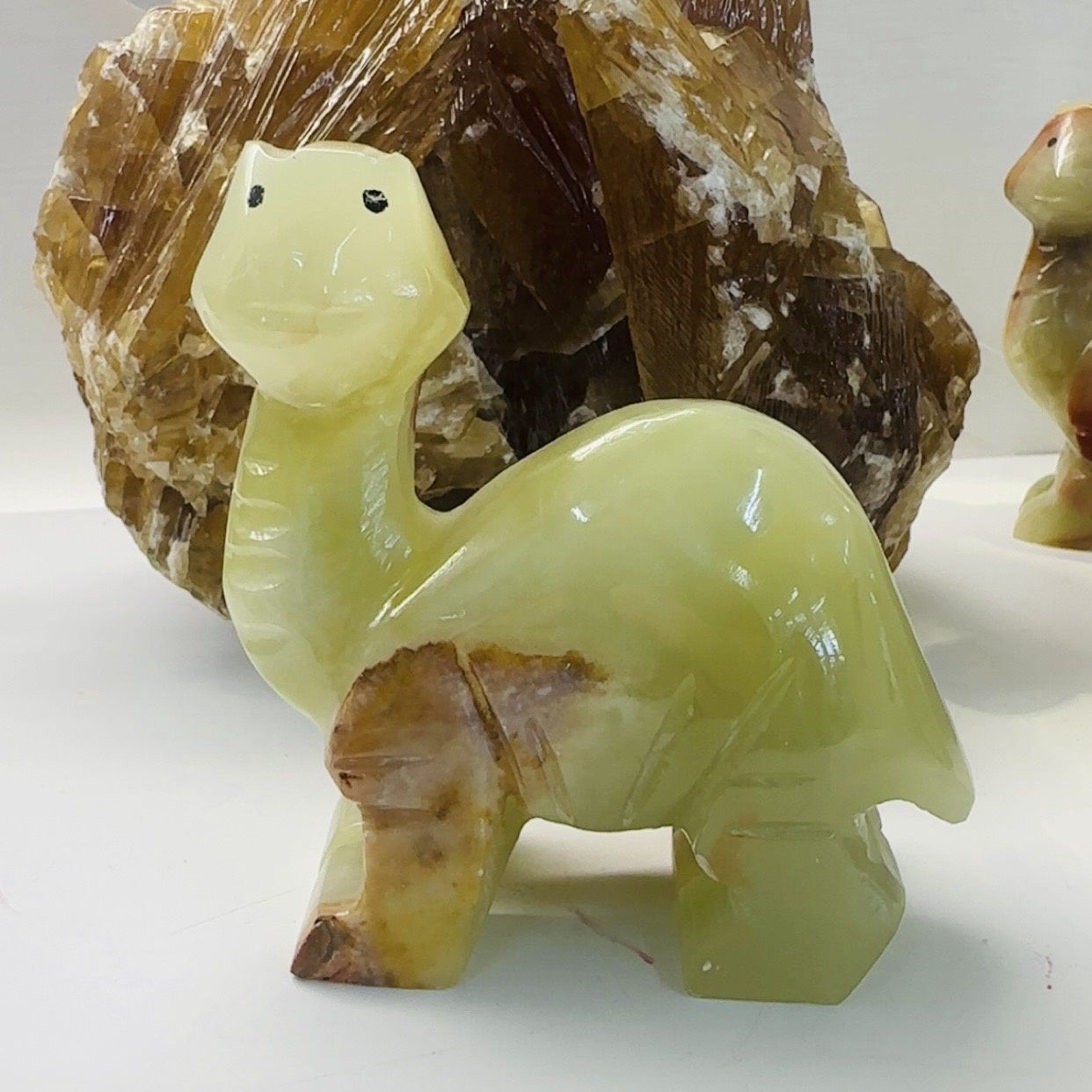 Banded Calcite Dinosaur