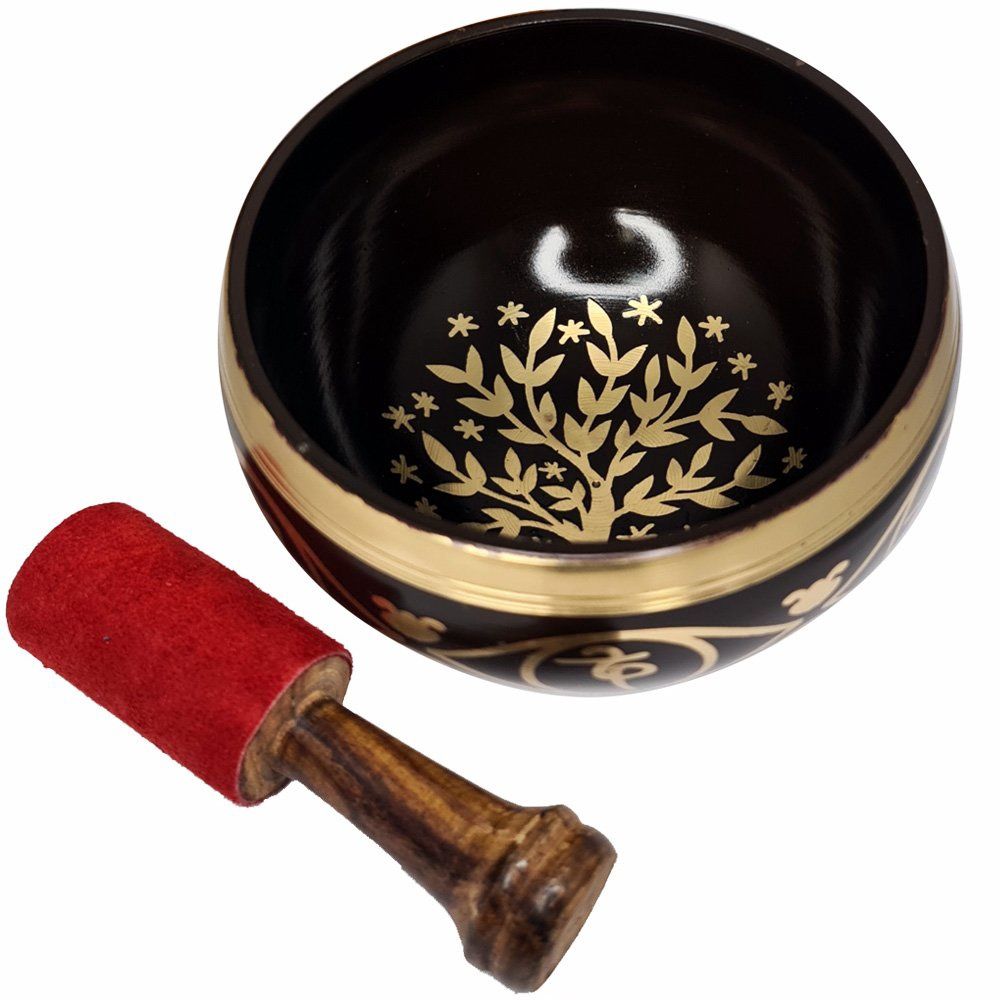Singing Bowl Black Tree 12cm