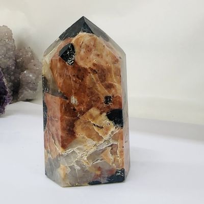 Black Moonstone Tower 11cm