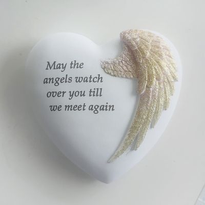 15cm Memorial Heart
