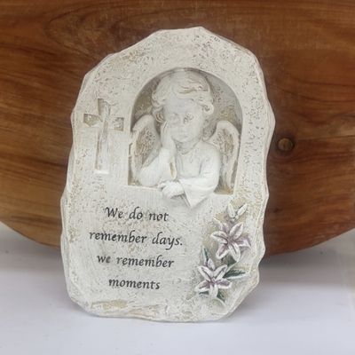 Angel Remember Days Plaque