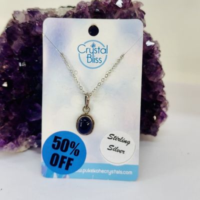 Amethyst SS Oval Pendant
