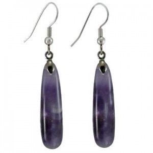 Amethyst Drop earrings