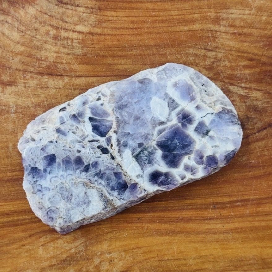 Chevron Amethyst slab