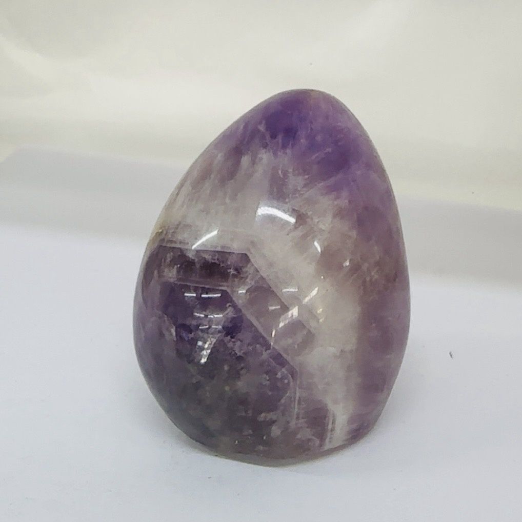 Chevron Amethyst Oval freeform 7cm