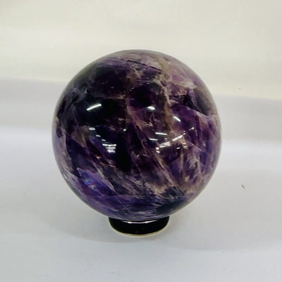 Chevron Amethyst Sphere 6cm