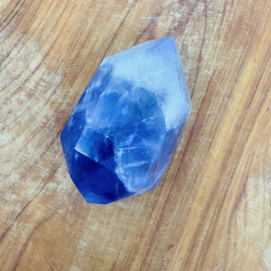 Chevron Amethyst DT Point 7cm