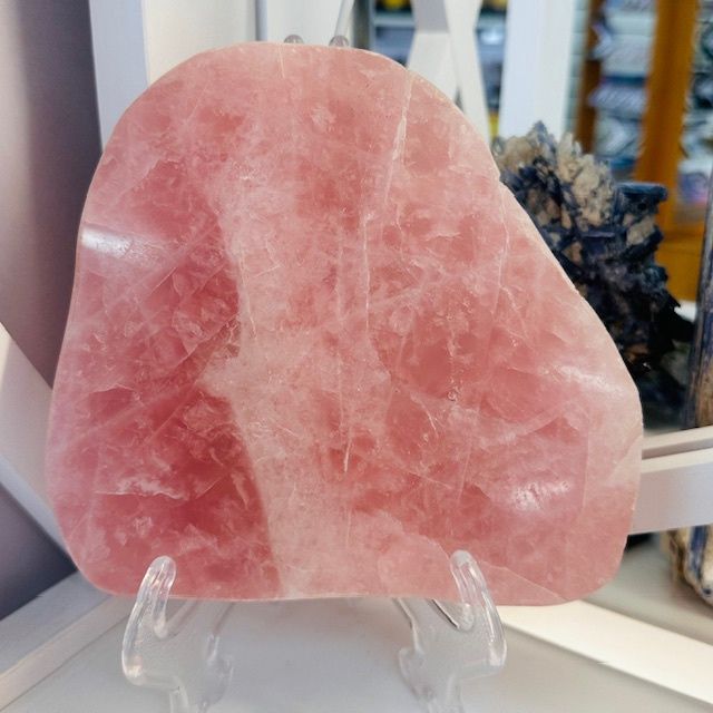 Rose Quartz Polished Plate