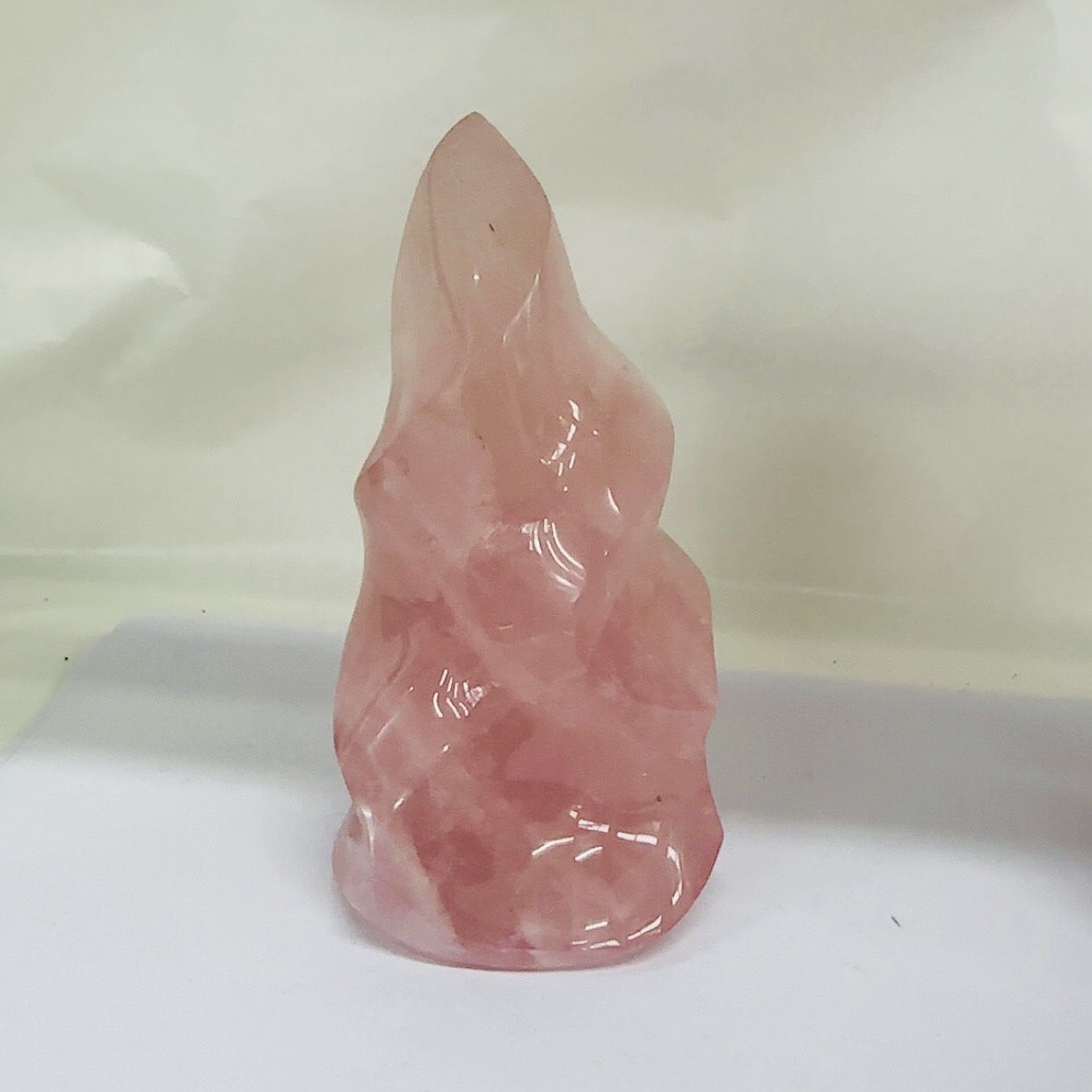 Rose Quartz Flame 13cm
