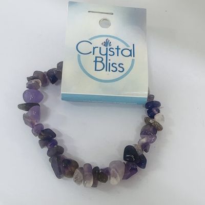 Amethyst Chip Bracelet
