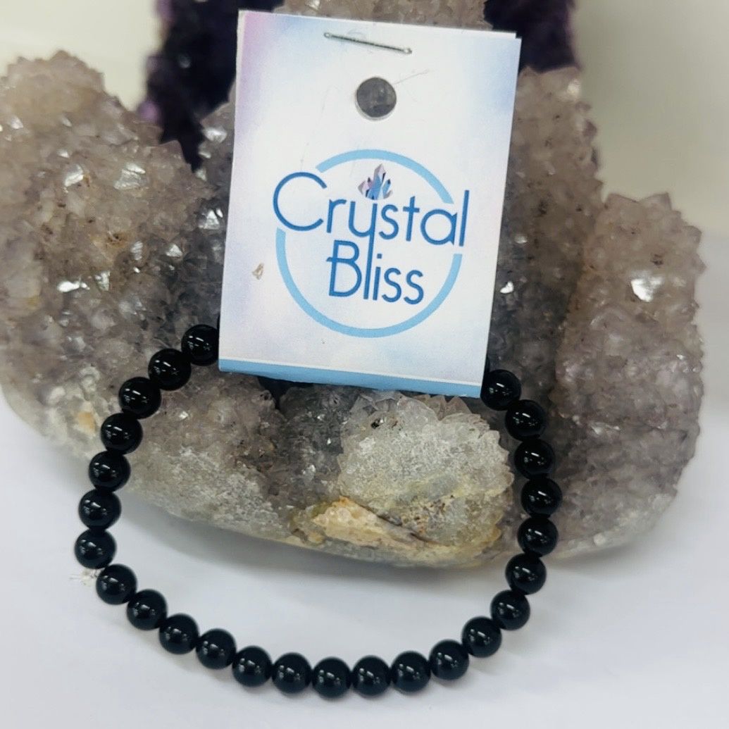6mm Obsidian Bracelet
