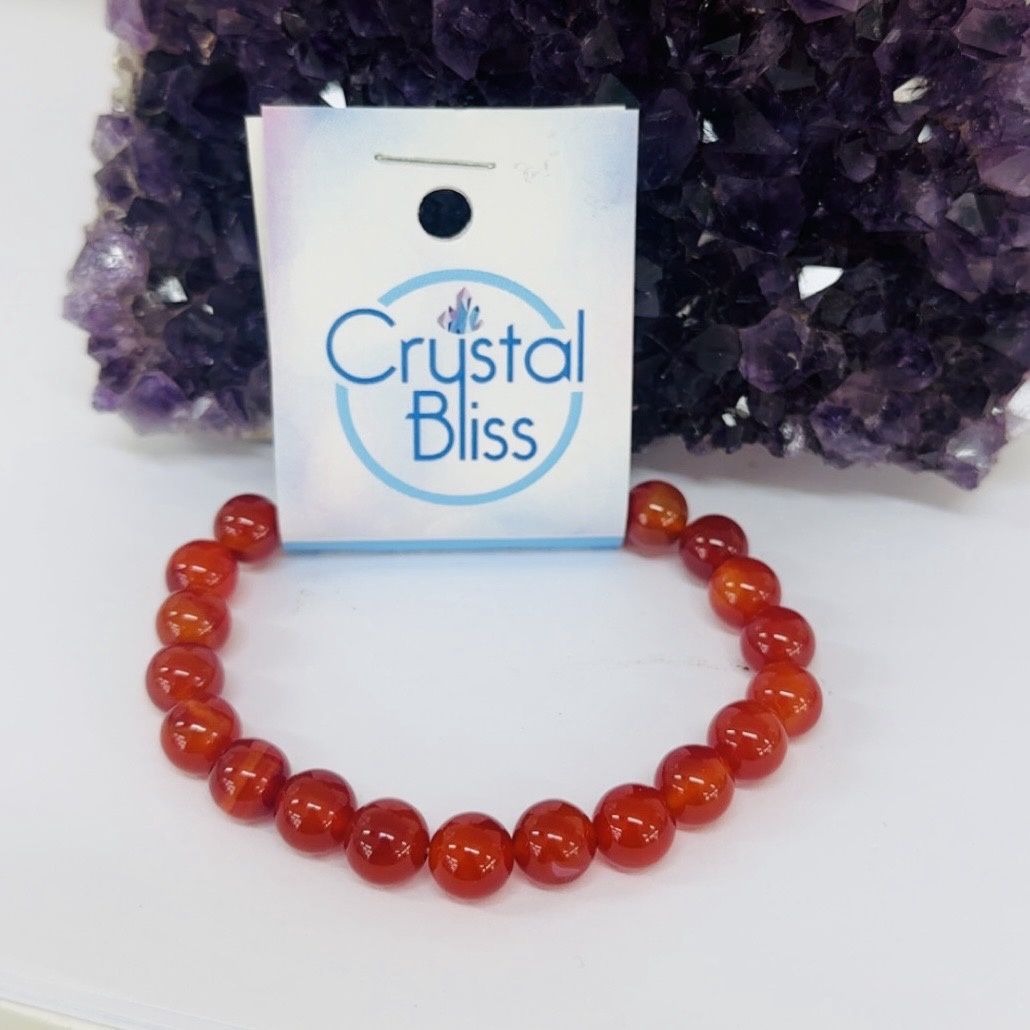 Carnelian 8mm Bracelet