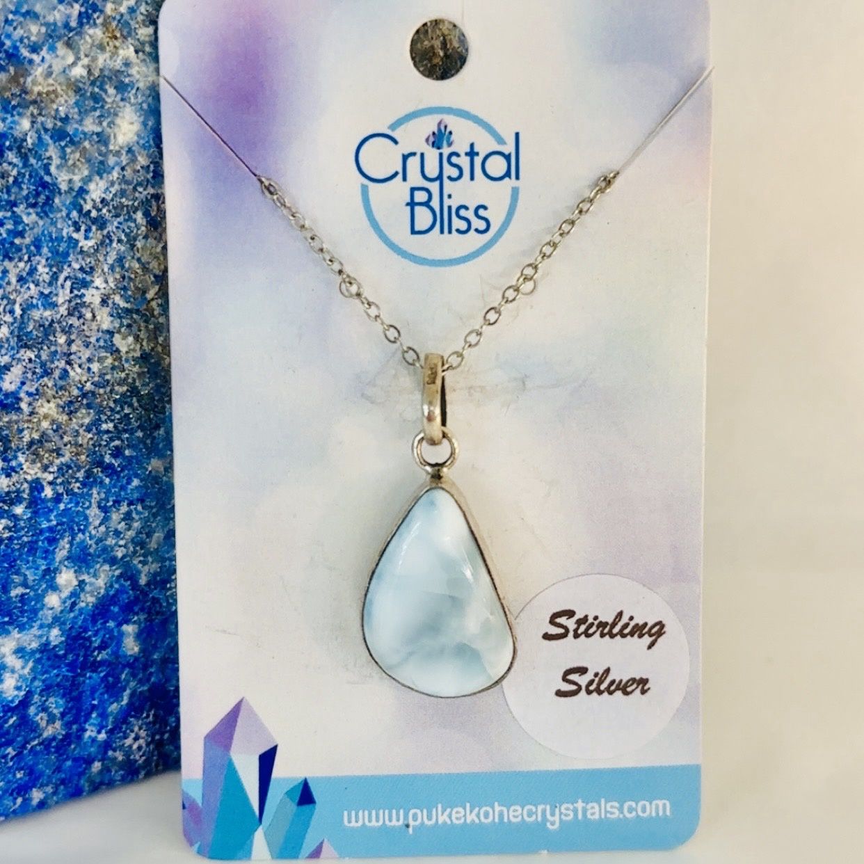 Larimar SS Pendant