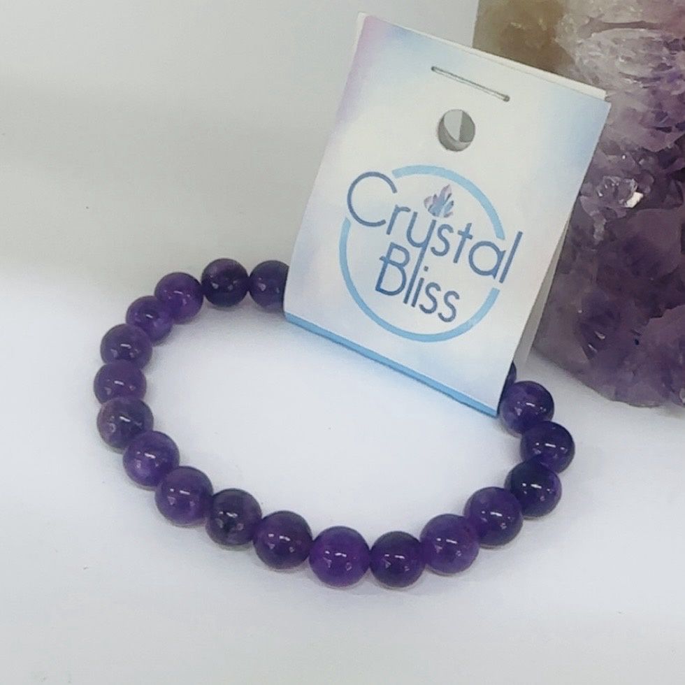 Amethyst 8mm Bracelet