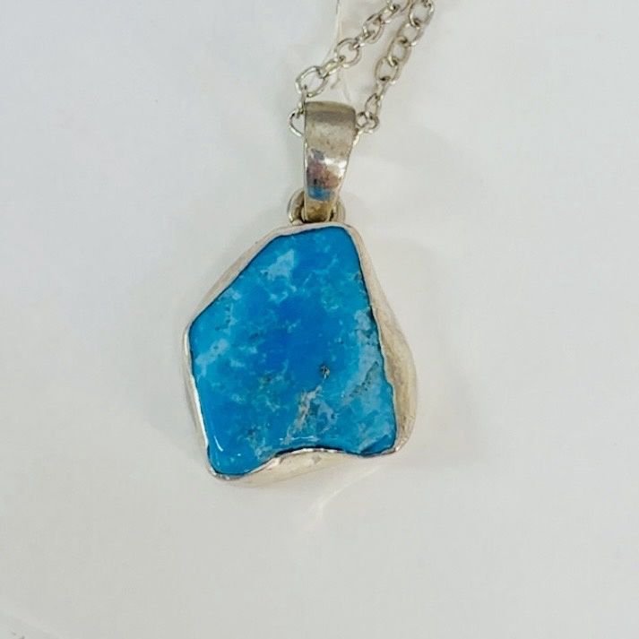 Turquoise SS Pendant Natural