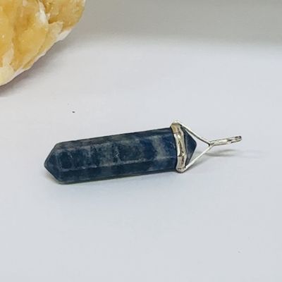 Sodalite DT SS Pendant