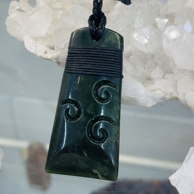 Greenstone Pendant Koru 6.5cm