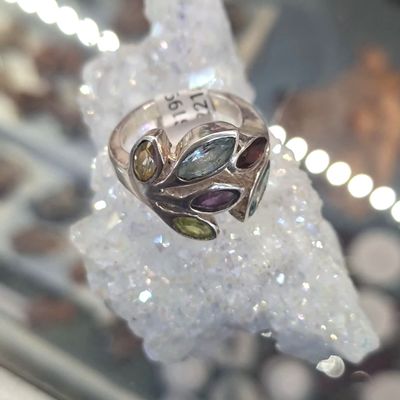 Chakra Leaf Ring sz US 6