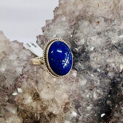 Lapis Lazuli Ring sz US 7