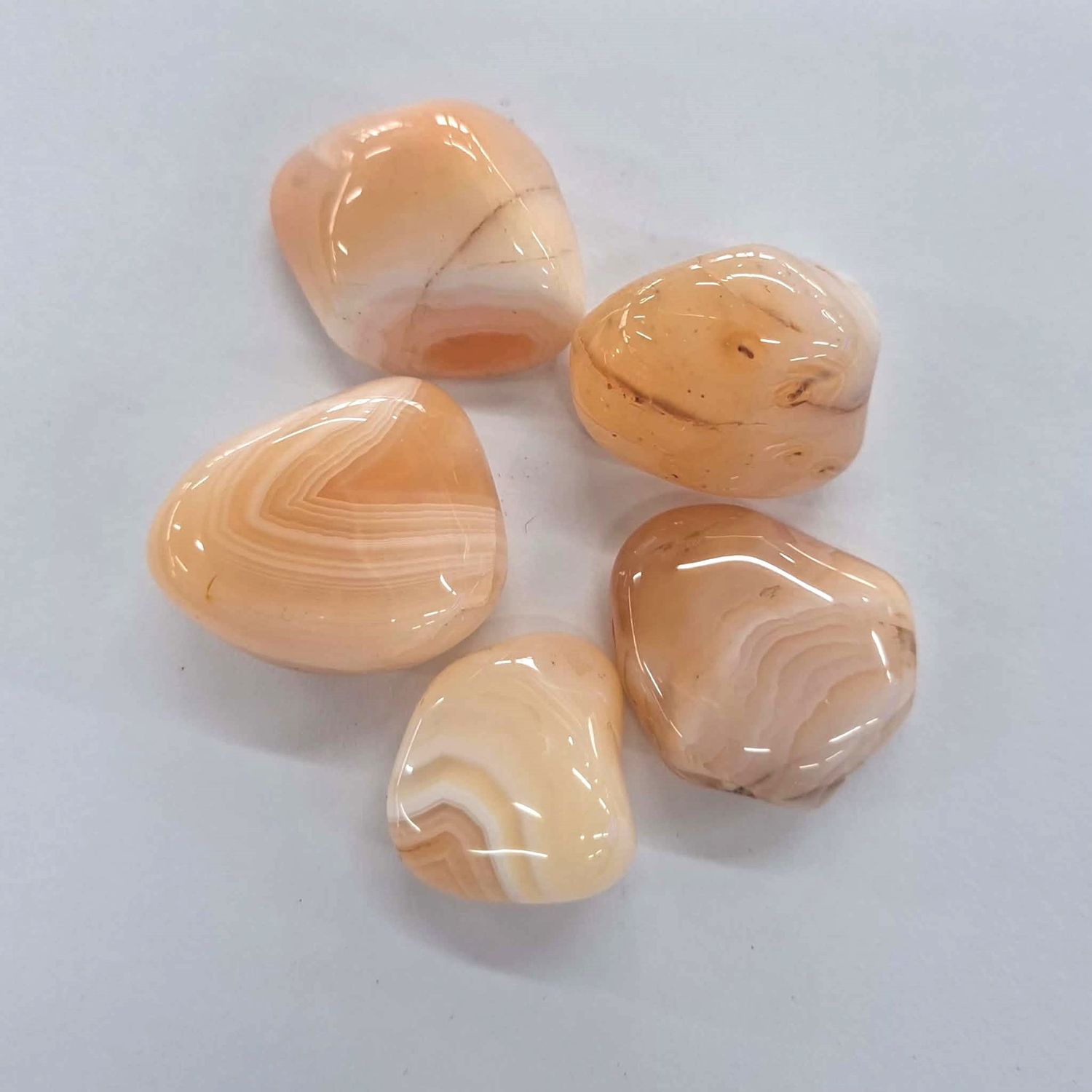 Apricot Agate Tumbled