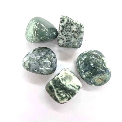 Green Moss Agate Tumbled